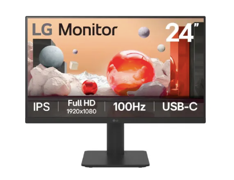 LG 24MS570B-B 24" FHD 100Hz IPS Monitor